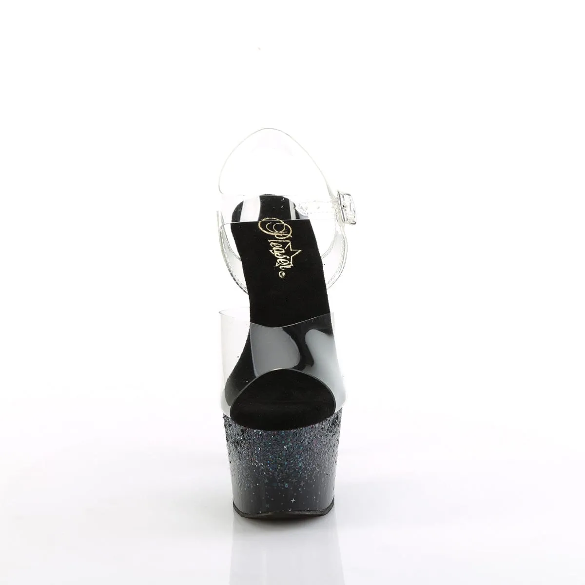ADORE-708SS Clear/Black Multi Glitter