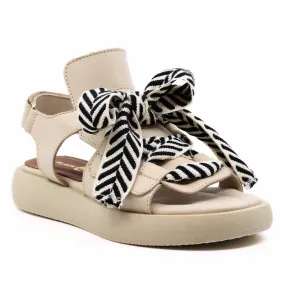All Black - Women's Bowlace Sandal