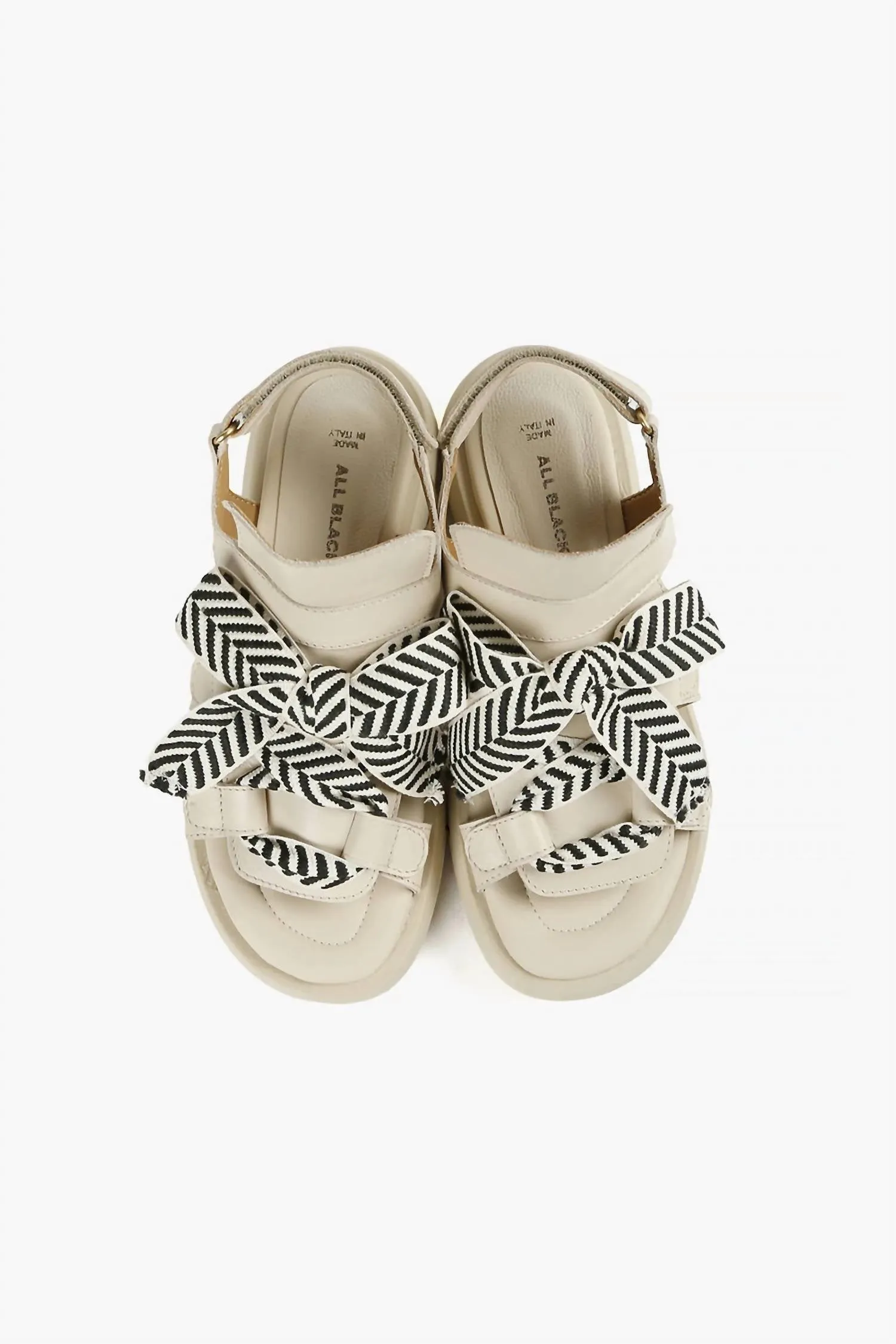 All Black - Women's Bowlace Sandal