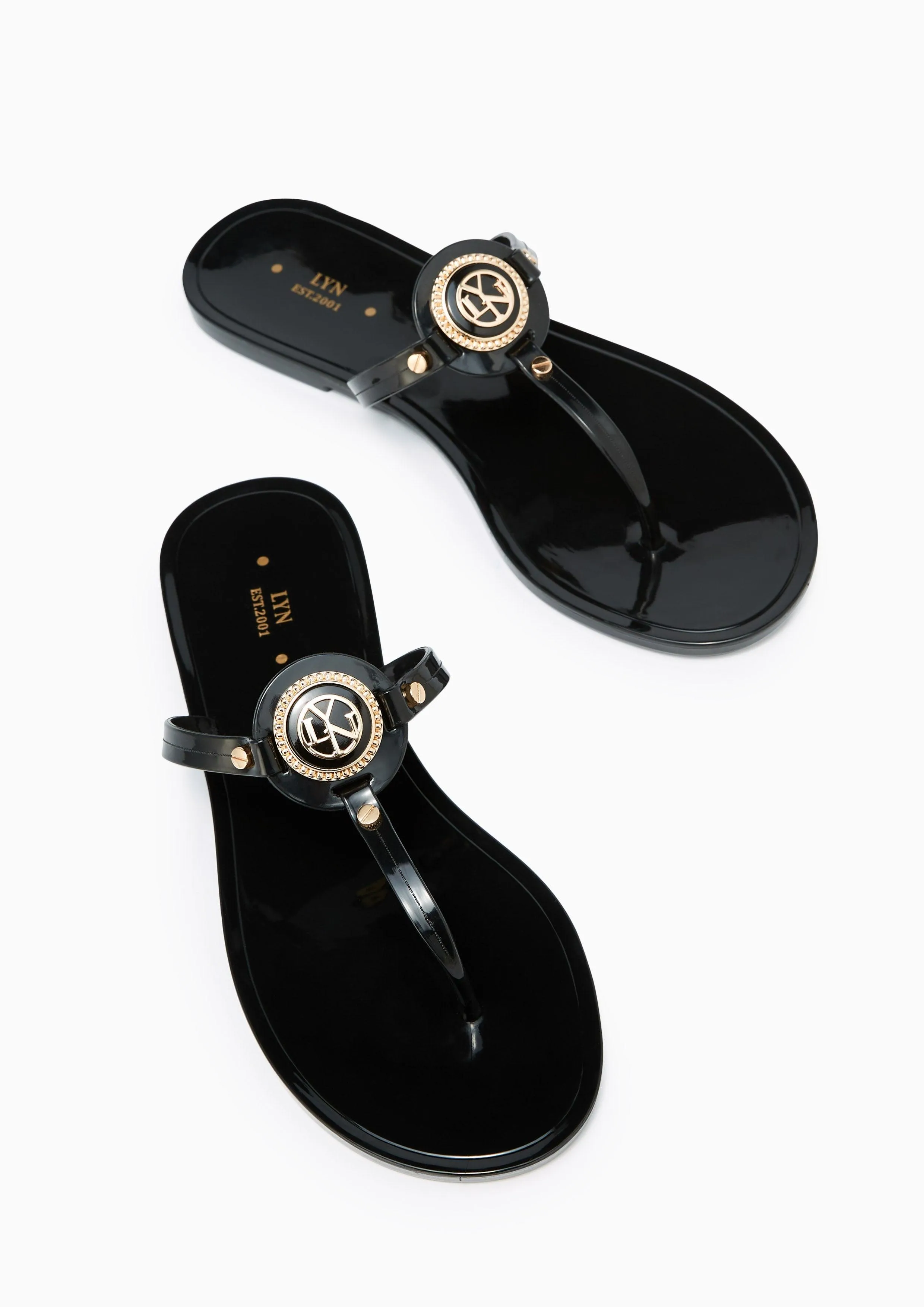 Best Loved Flat Sandals Black