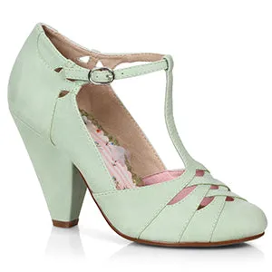 BP403-LAURA 4" T-STRAP PUMP WITH CUT OUTS