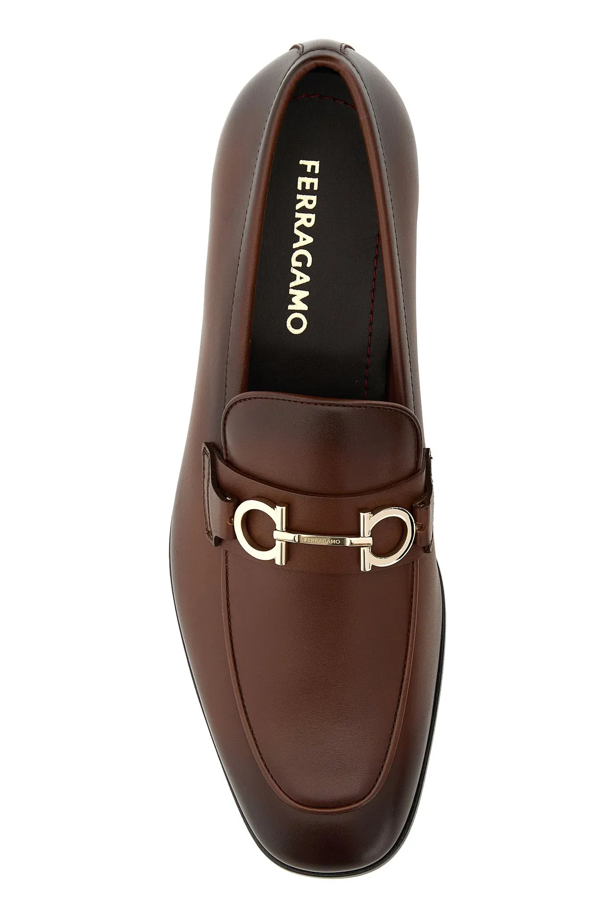 Brown leather Balty loafers