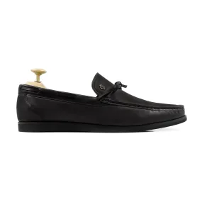 Frenzy - Men's Black Calf Leather Driver Shoe