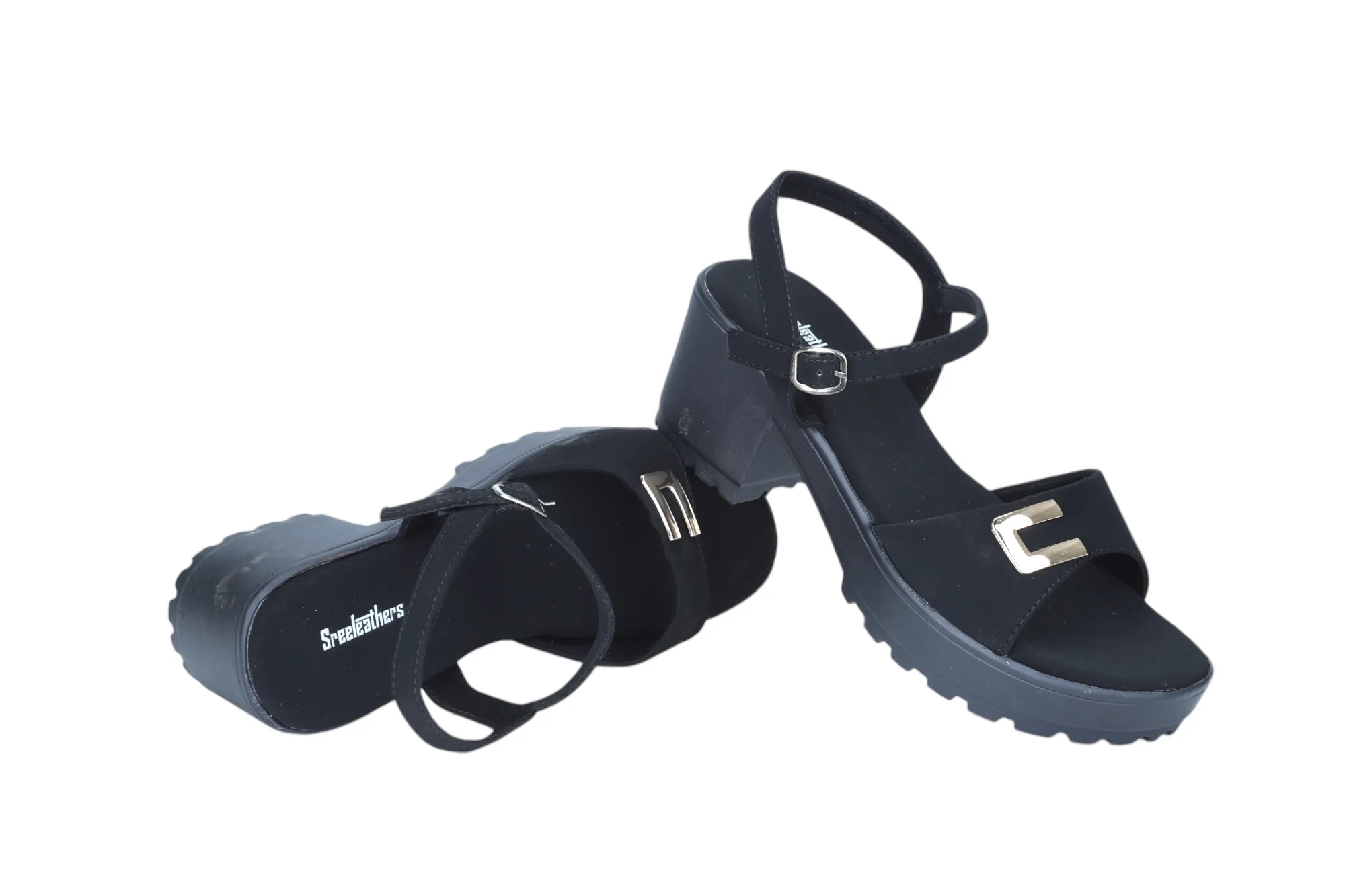 Ladies Heel Sandal 911413