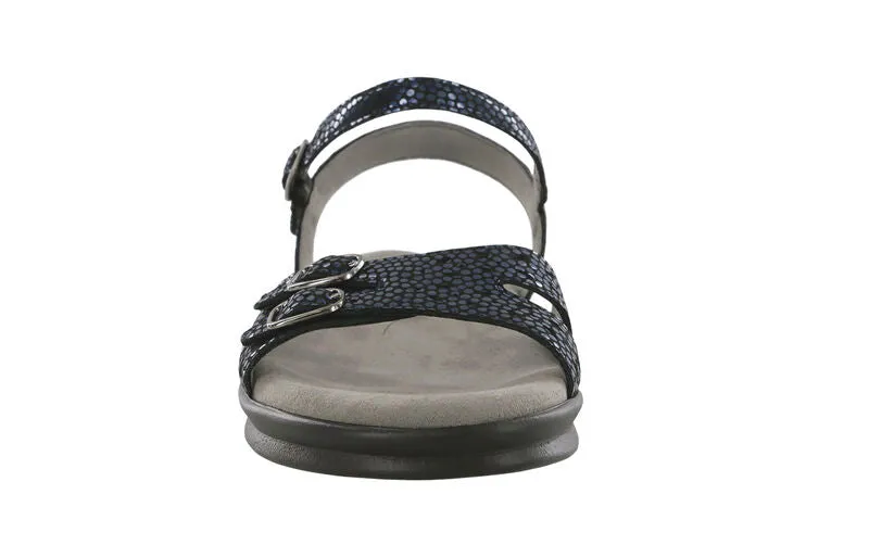 SAS Duo Quarter Strap Sandal - Navy Perla
