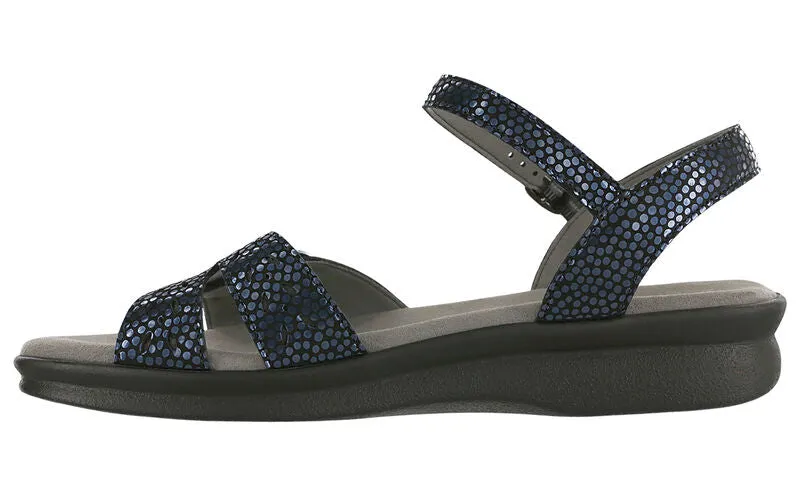 SAS Duo Quarter Strap Sandal - Navy Perla