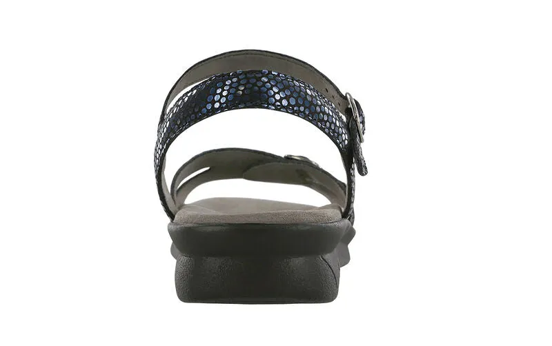 SAS Duo Quarter Strap Sandal - Navy Perla