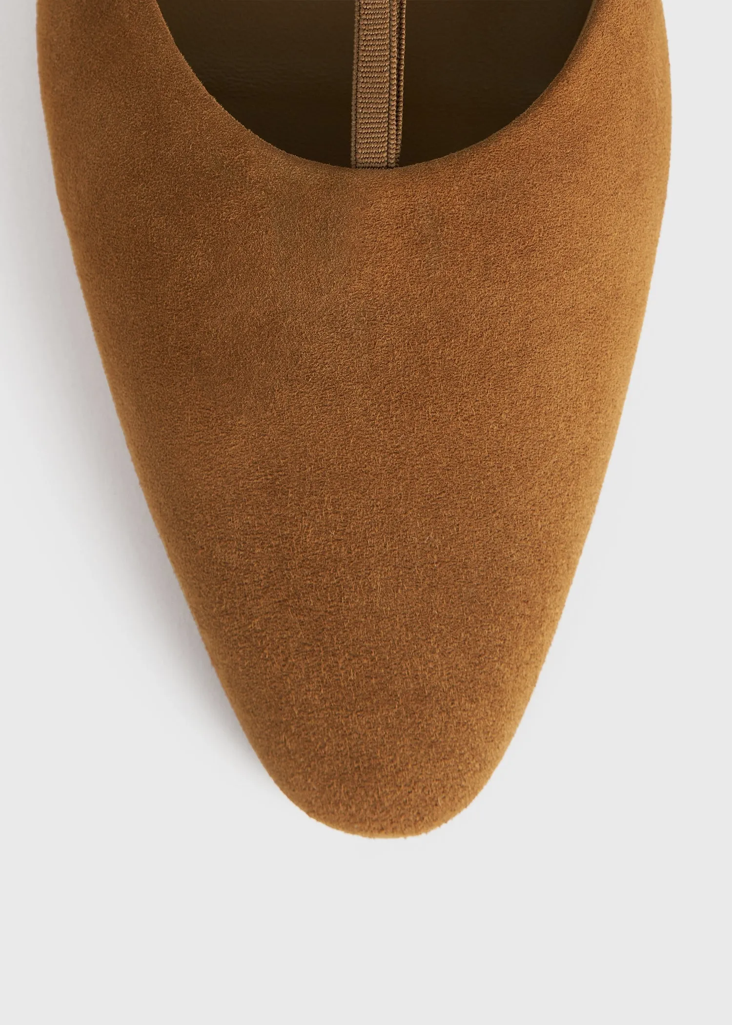 The T-Strap Flat tan