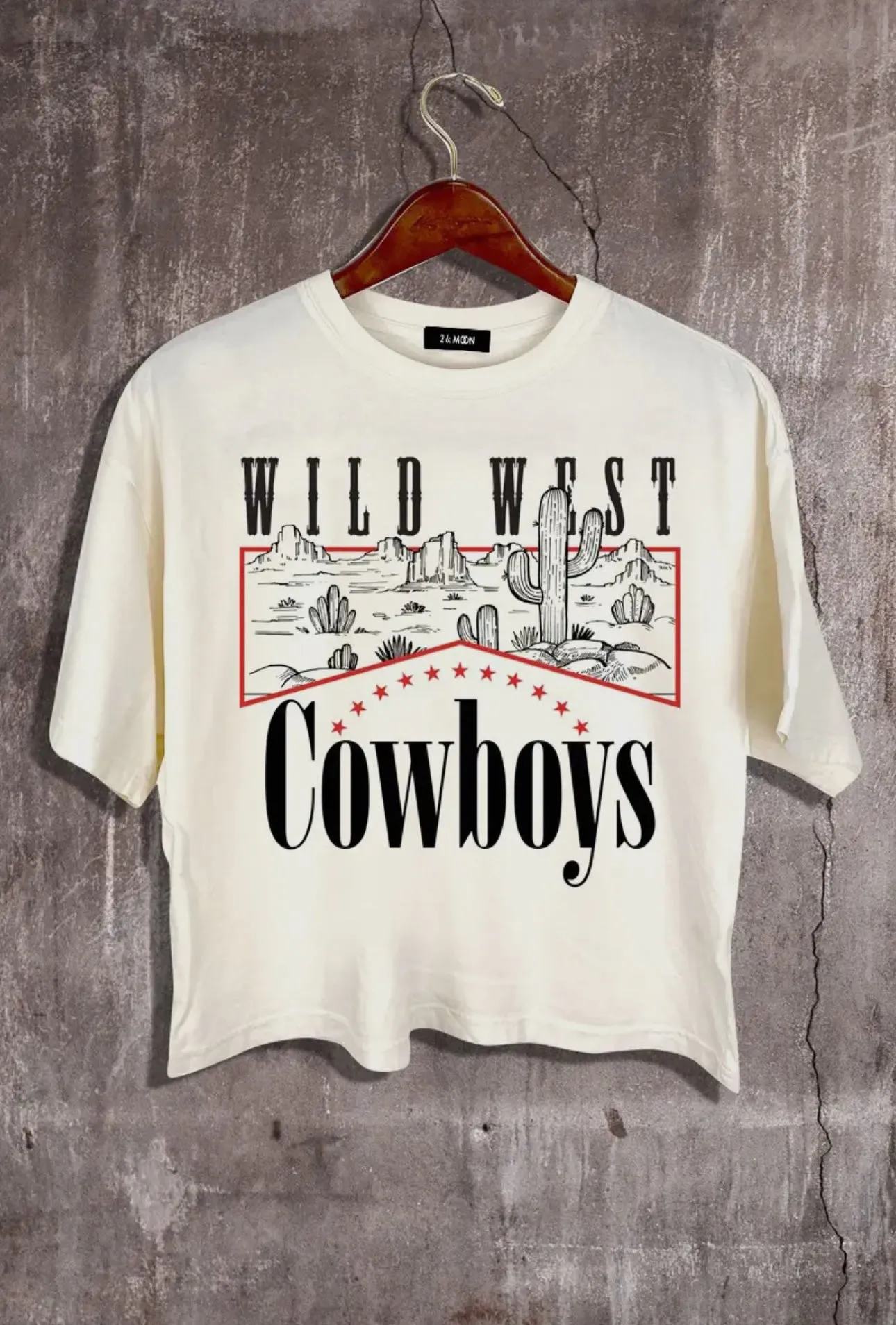 Wild West Cowboy Crop Top